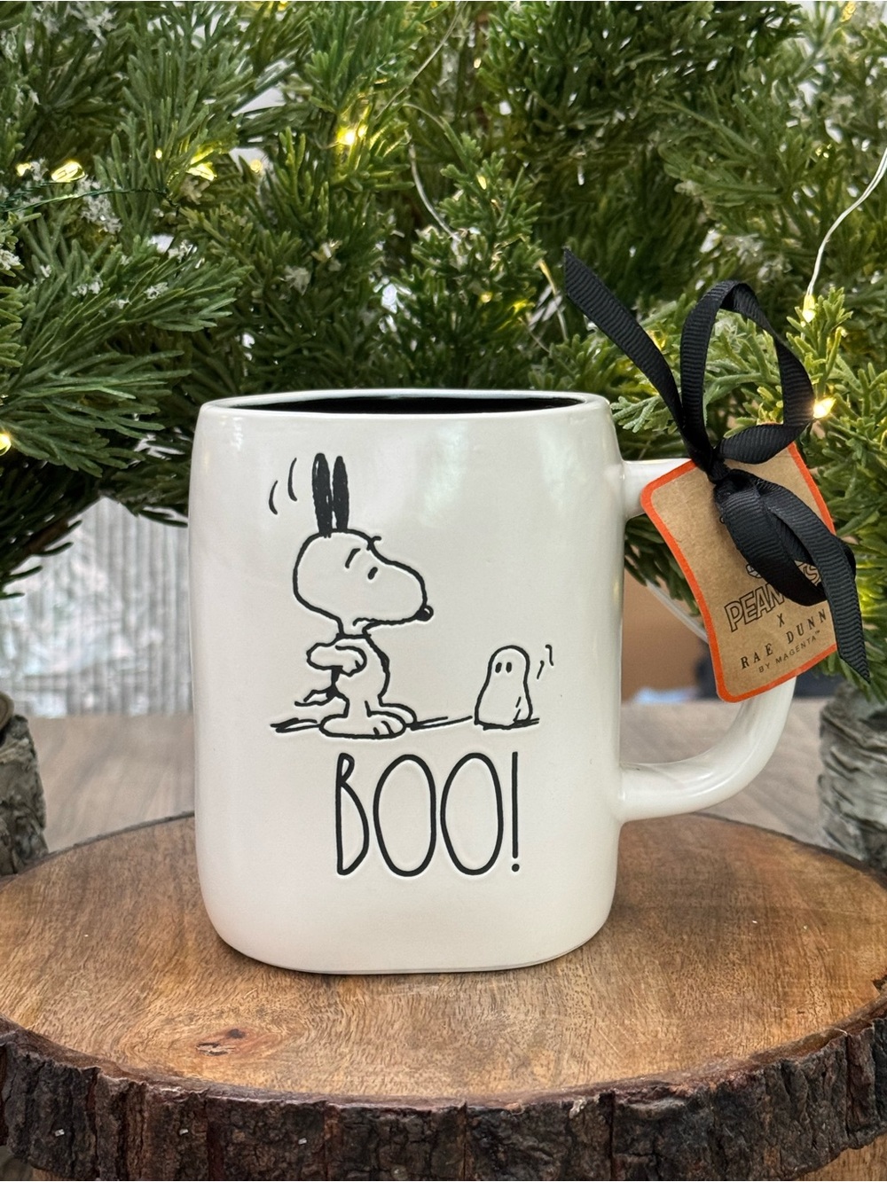 👻 Brand NEW w/Tags Peanuts x Rae Dunn BOO! Mug featuring Snoopy 👻